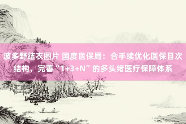 波多野结衣图片 国度医保局：合手续优化医保目次结构，完善“1+3+N”的多头绪医疗保障体系