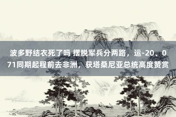 波多野结衣死了吗 摆脱军兵分两路，运-20、071同期起程前去非洲，获塔桑尼亚总统高度赞赏