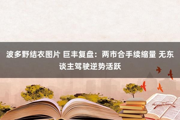 波多野结衣图片 巨丰复盘：两市合手续缩量 无东谈主驾驶逆势活跃